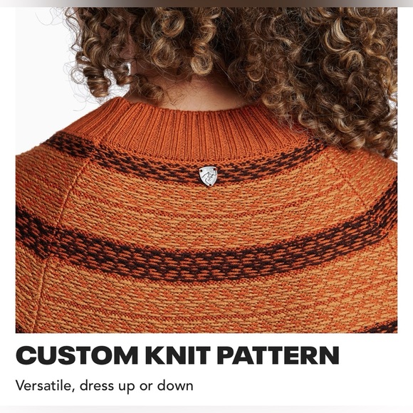 Kuhl Lucia Stone Fair Isle Sweater Dress Size XL - Picture 6 of 16